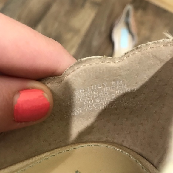 Betsy Johnson Lucy Jeweled Rhinestone Leather lining studded laser cut out Flats - Picture 8 of 11